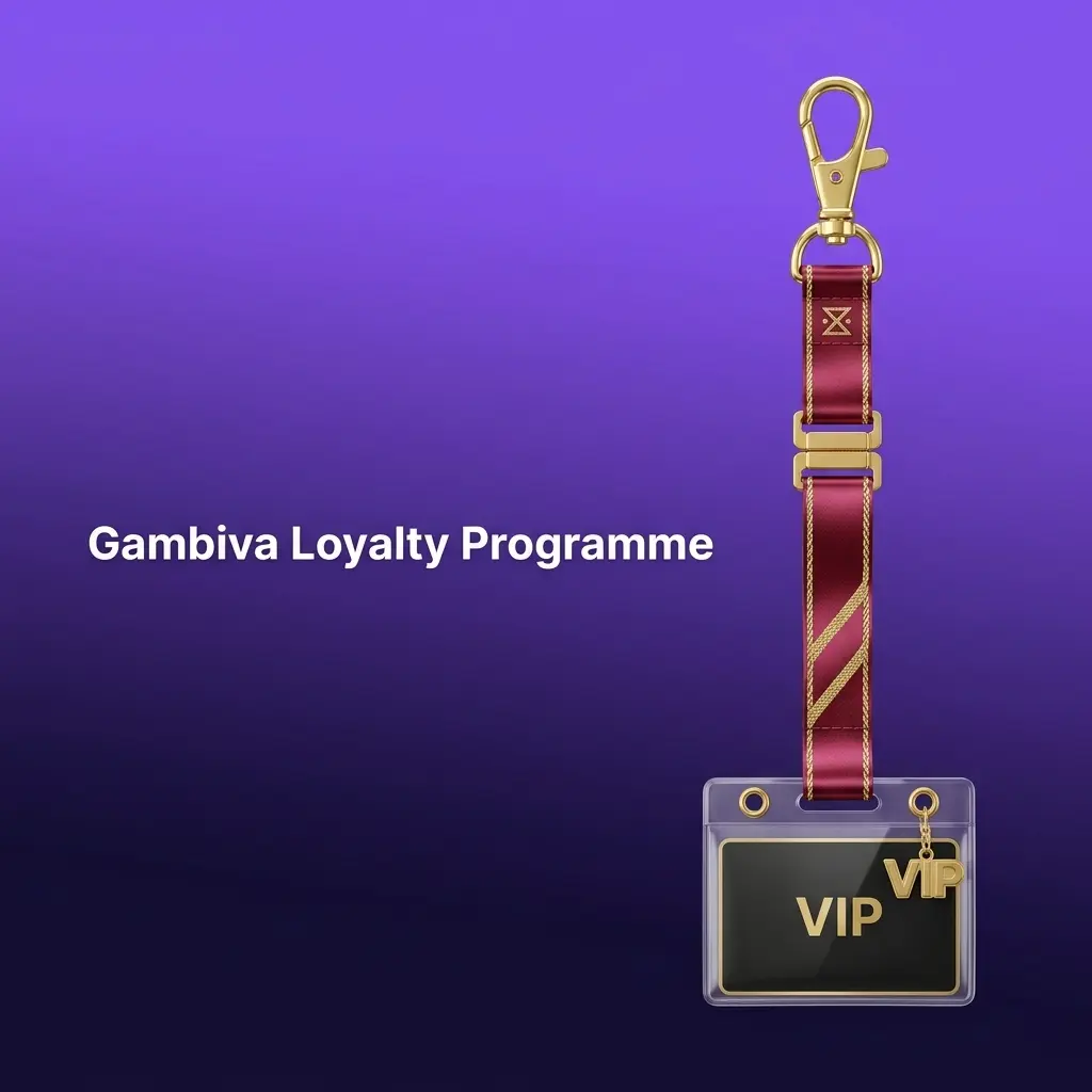 Gambiva loyalty programme tiers from Bronze to VIP showing rewards, cashback rates, and benefits for UK players